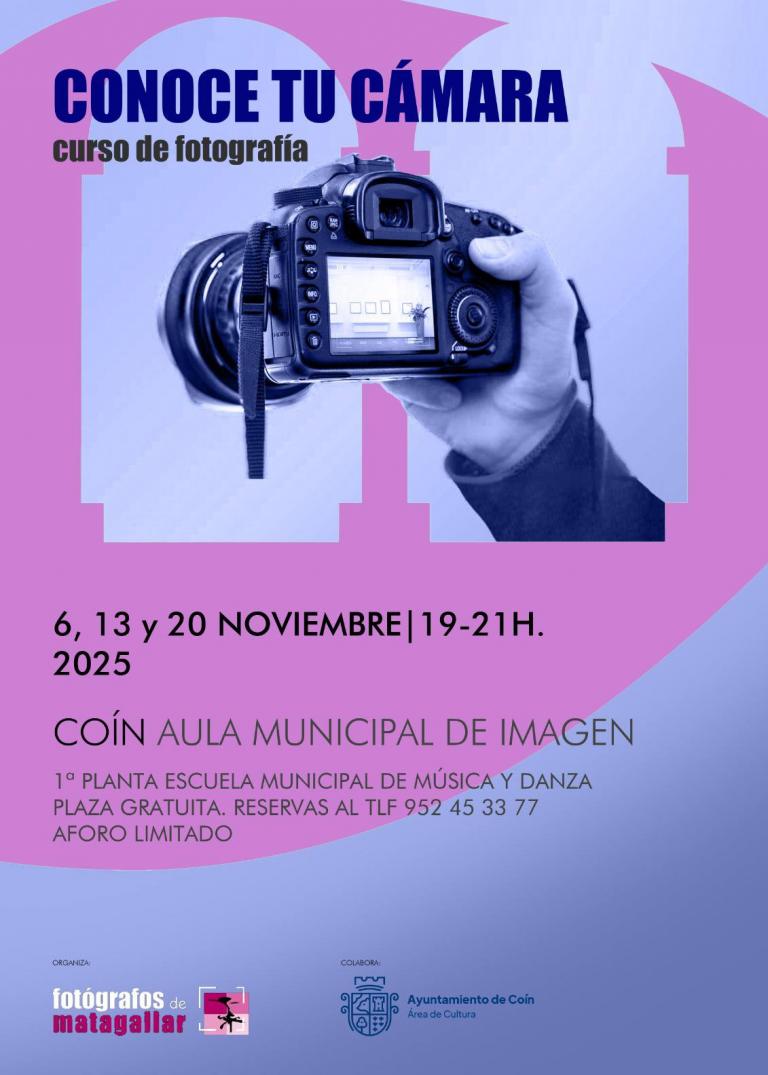 CURSO DE FOTOGRAFÍA "CONOCE TU CÁMARA"