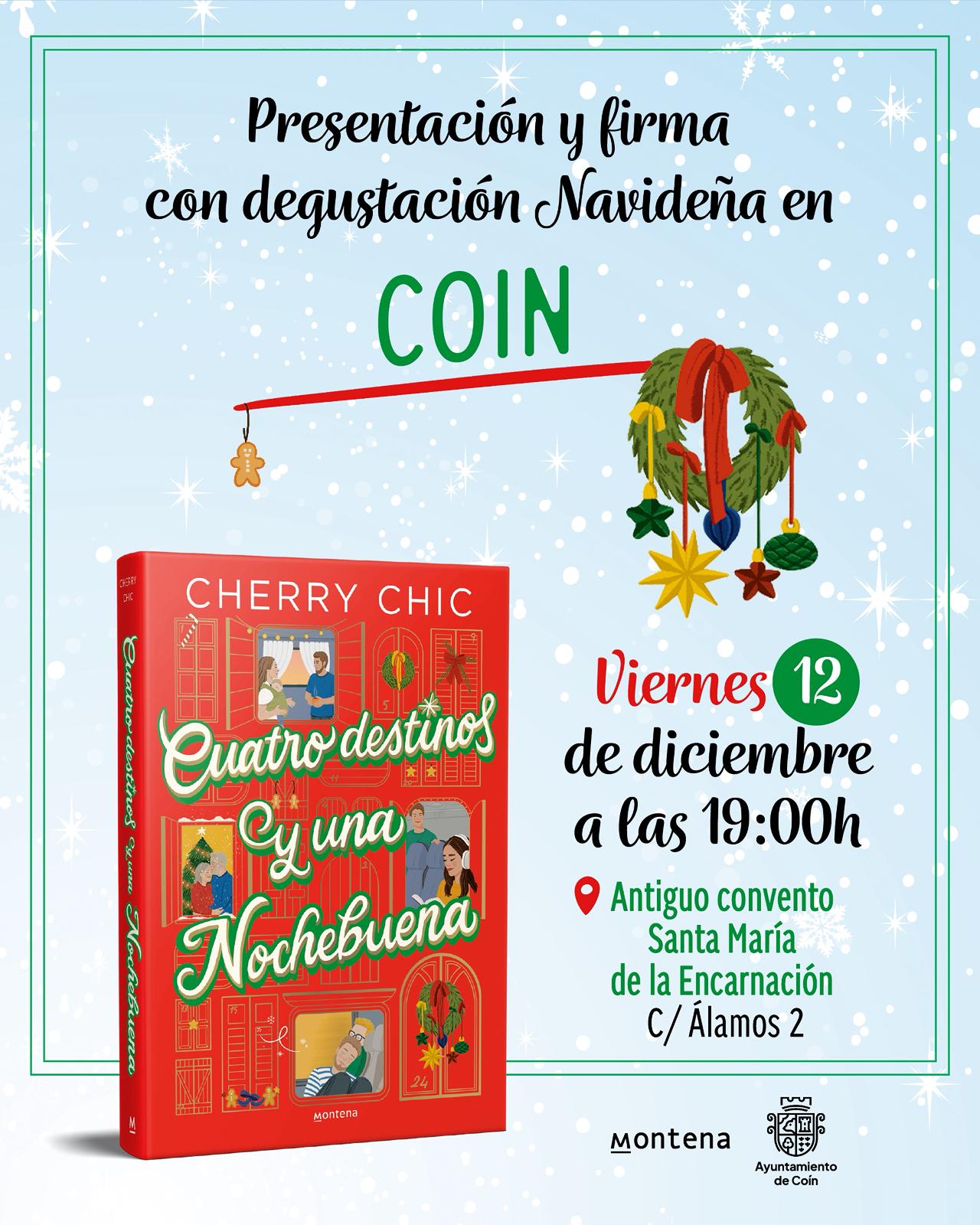 PRESENTACIÓN DEL NUEVO LIBRO DE LA ESCRITORA CHERRY CHIC