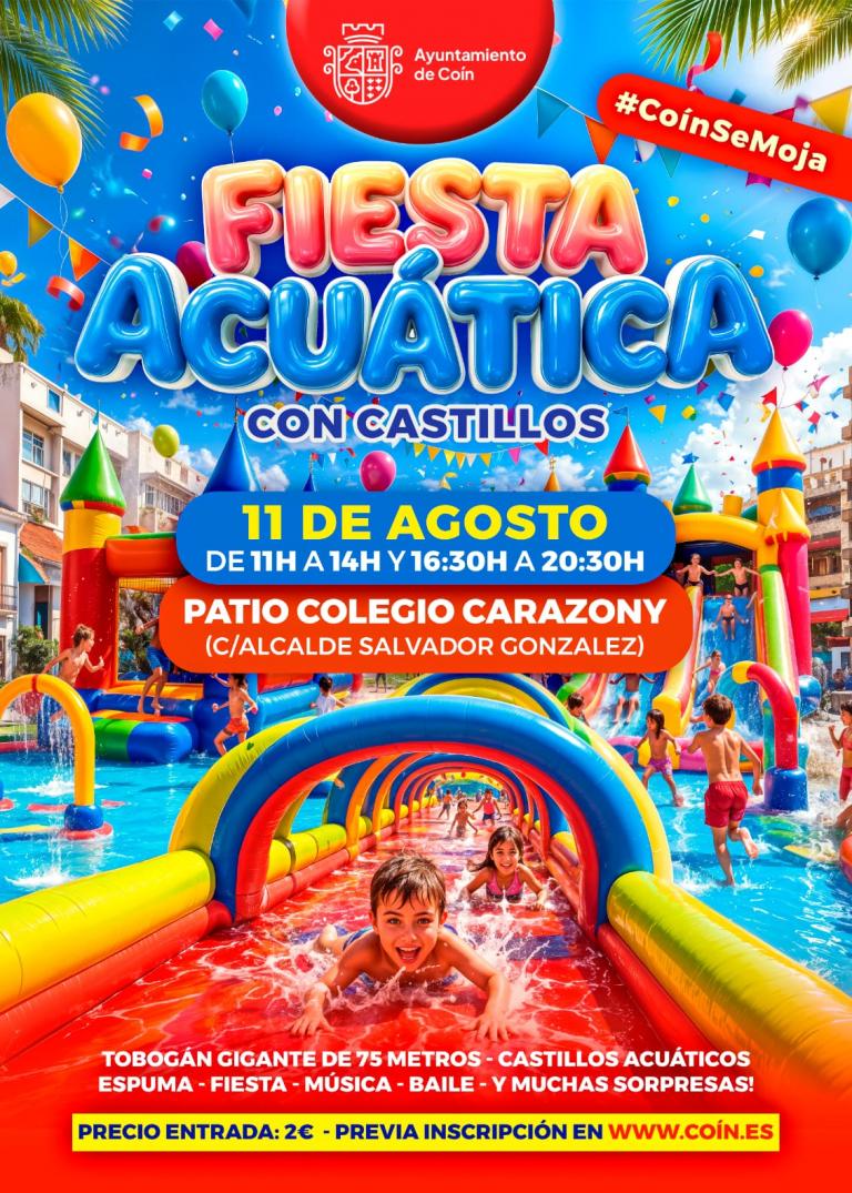 COÍN SE MOJA - FIESTA ACUÁTICA