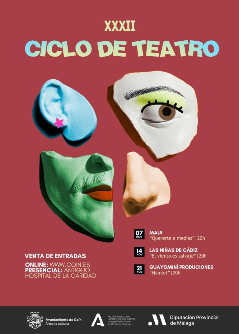 Cartel del ciclo de teatro