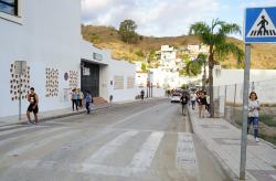 Construcción paso peatonal colegio Carazony 3