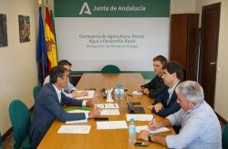 Reunión en la Delegación de la Junta de Andalucía