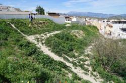 Zona del futuro parque frente al Cuartel Guardia Civil