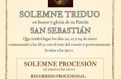 triduo y procesión